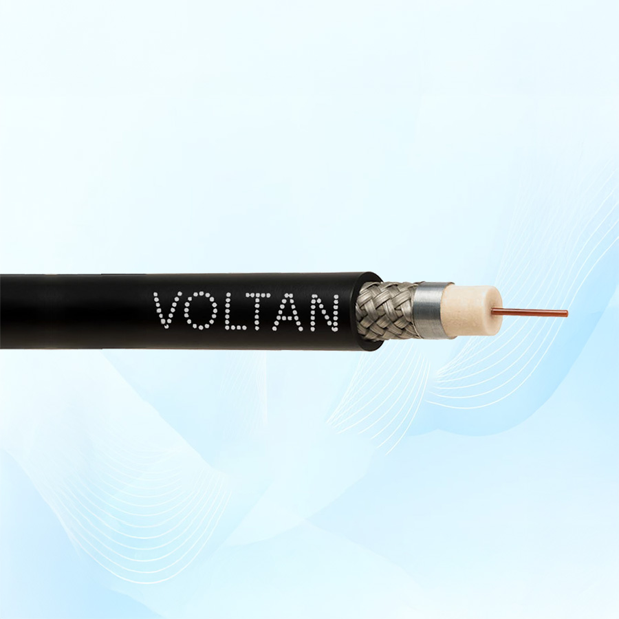 6U 75 Ohm Coaxial Cable - 90% Aluminium Braid